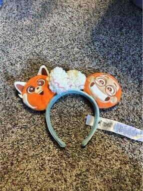 Disney Parks Red Panda Power Mei Minnie Mouse Ears Headband